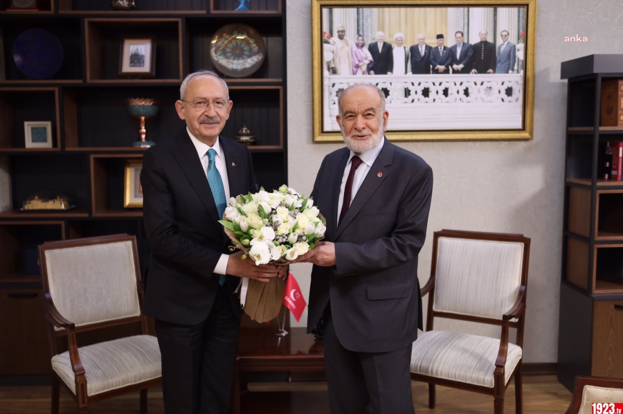 KARAMOLLAOĞLU KILIÇDAROĞLU GEÇMİŞ OLSUN ZİYARETİ